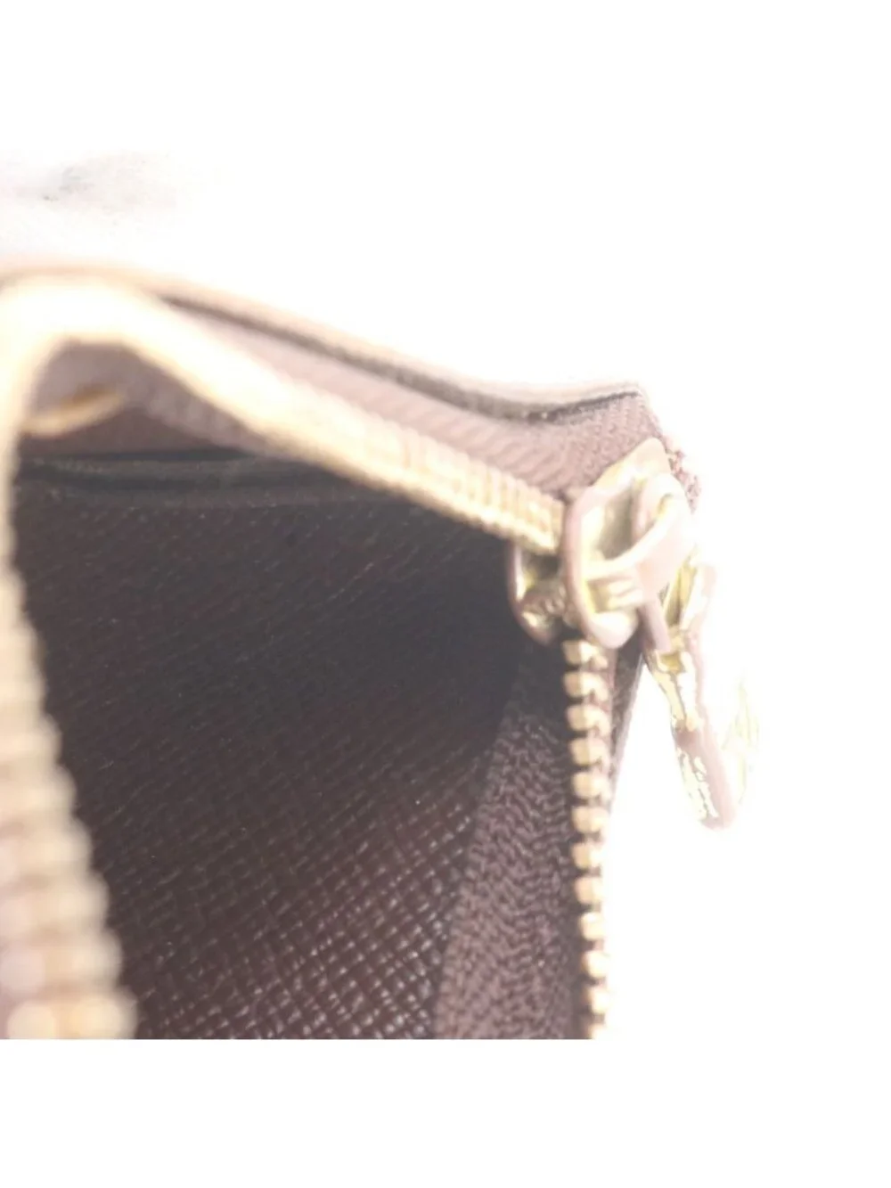 Louis Vuitton Damier Pochette Cles Leather Coin Purse